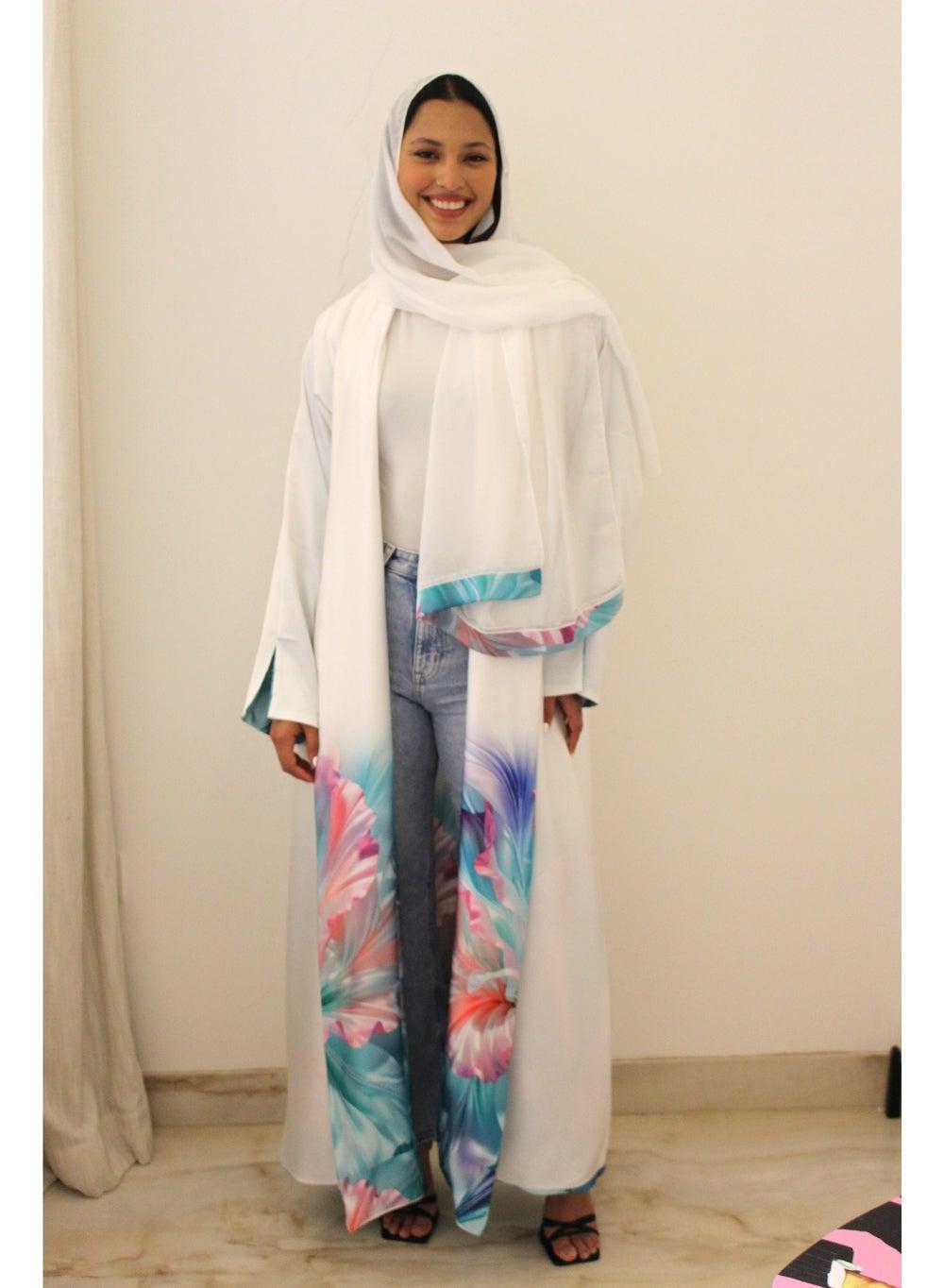 Women's Reversible Armani Silk Abaya - Image 1