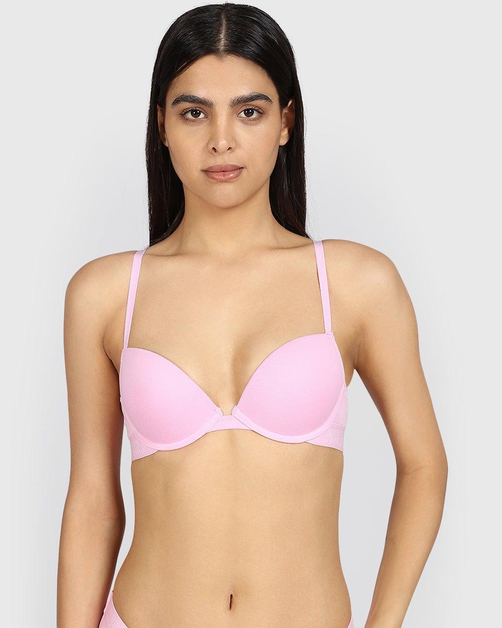La Senza Remix Cotton Plunge Pushup Bra - Image 1