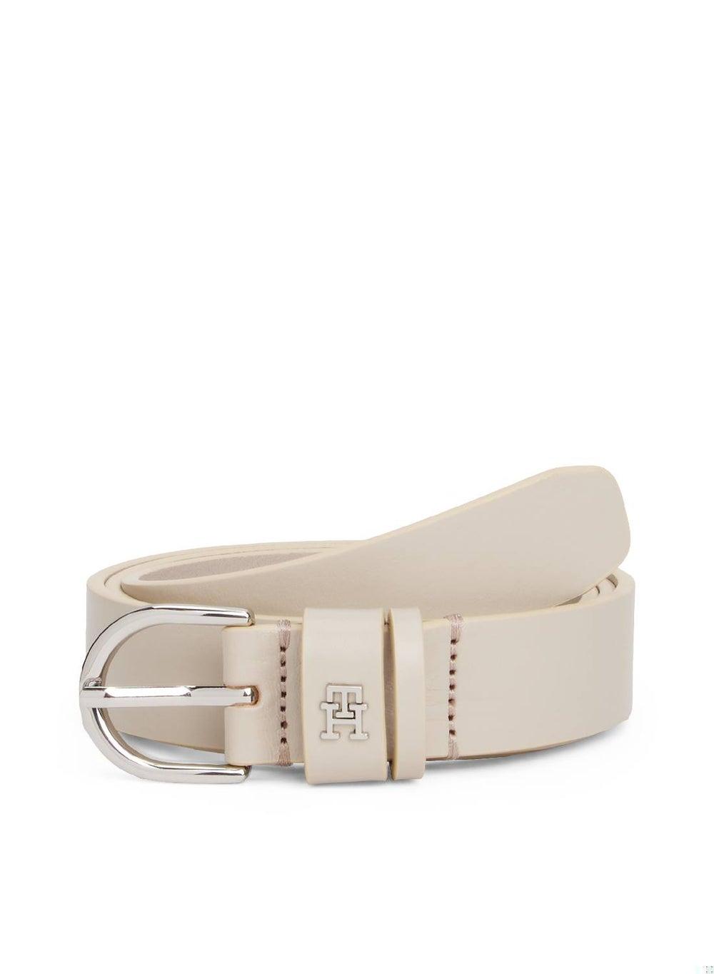 Essential TH Monogram Leather Belt - Image 1