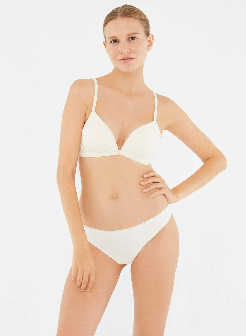 Soft Cotton Blend Bra for Everyday Comfort - Image 1