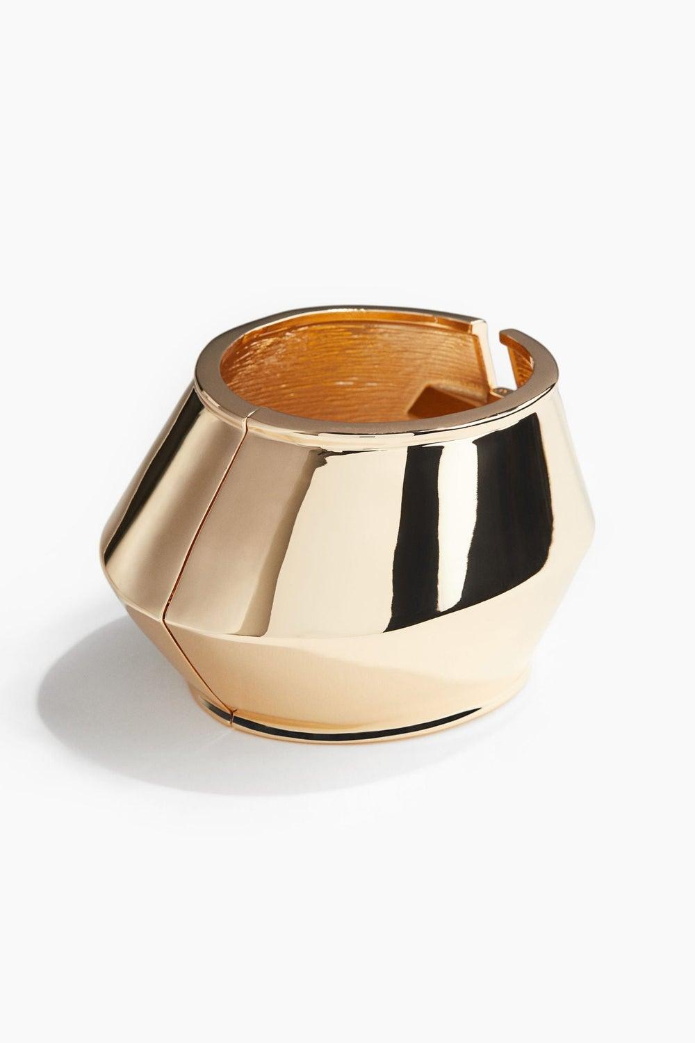 Chunky Angular Cuff Bracelet - Image 1
