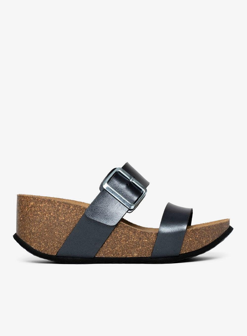 Newcastle Double Strap Wedge Sandals - Image 1