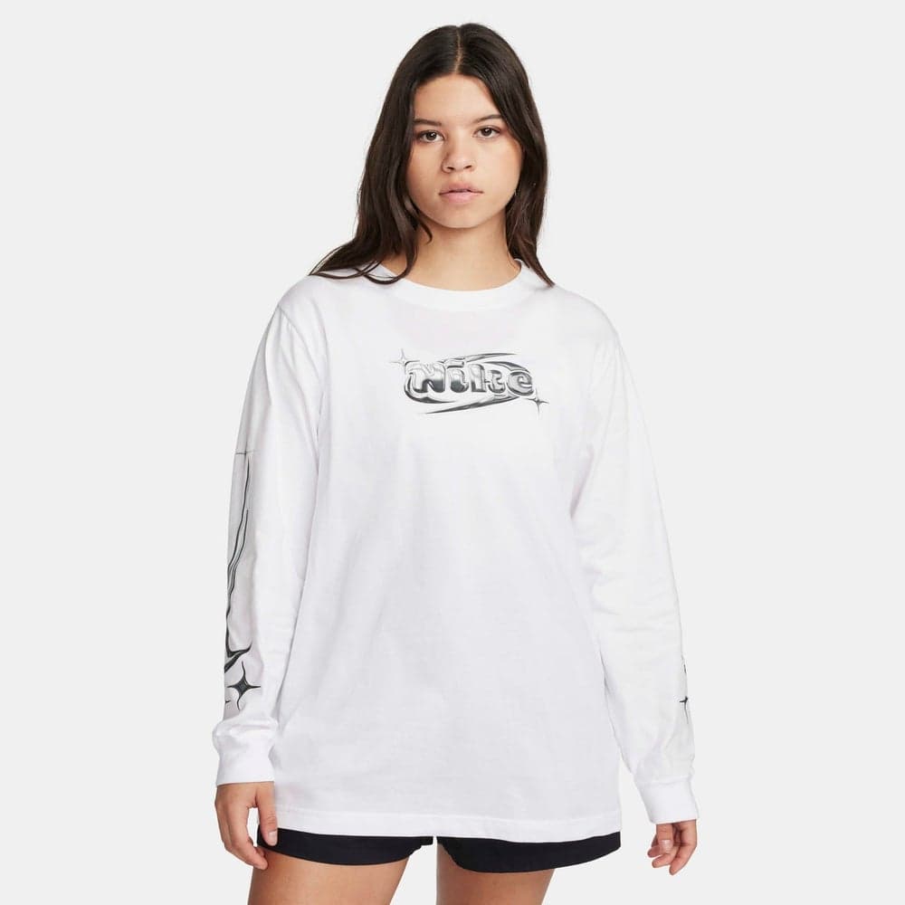 Women's Long-Sleeve Cotton Sportswear T-Shirt - Image 1