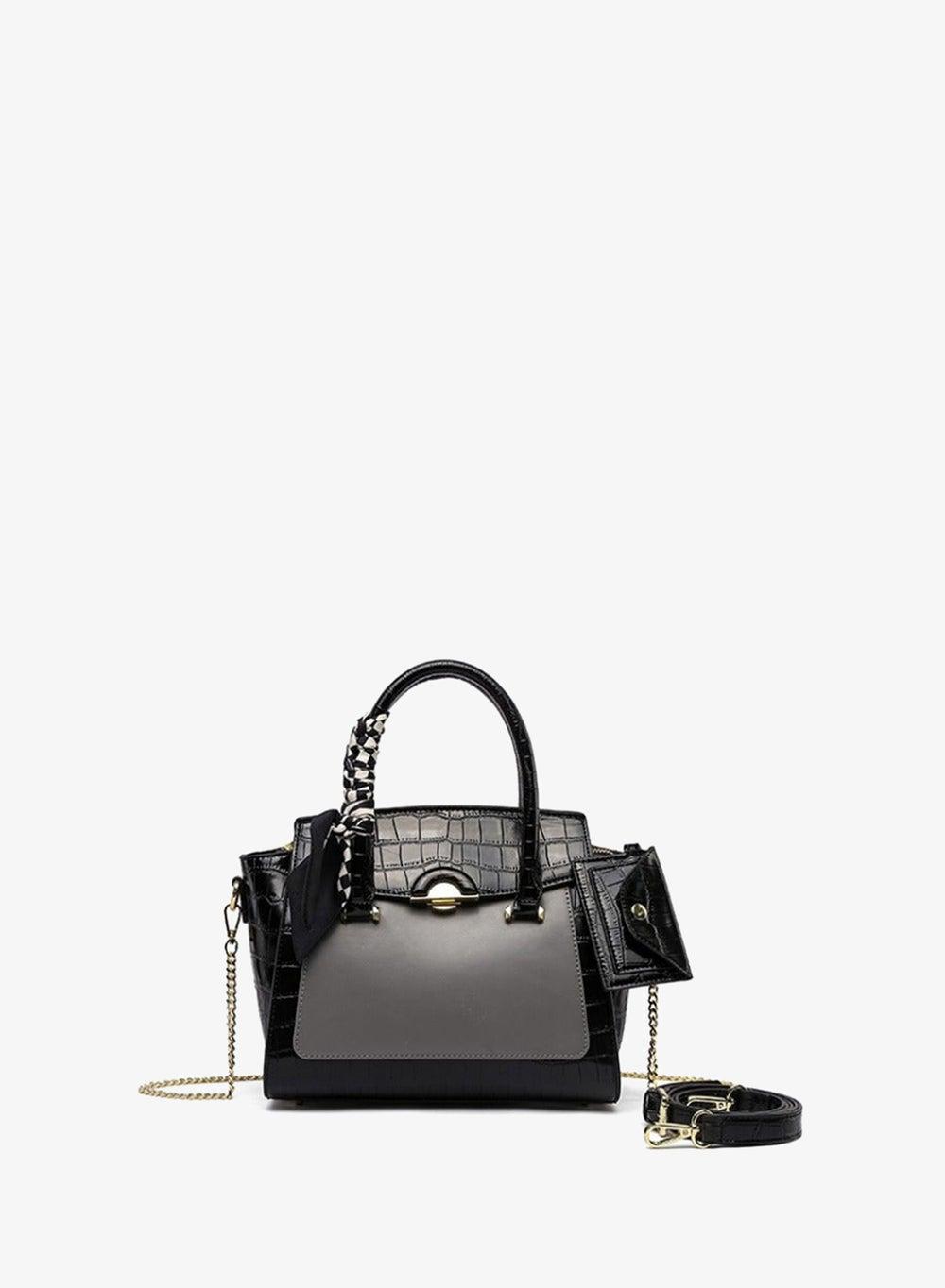 Front Flap Shoulder Bag ZY 2305 with Scarf - Image 1