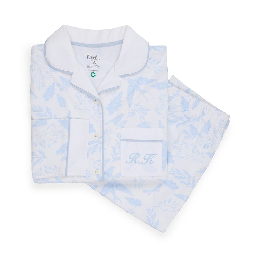 Birdsong Mummy Pink Organic Cotton Pyjama Set - Image 1