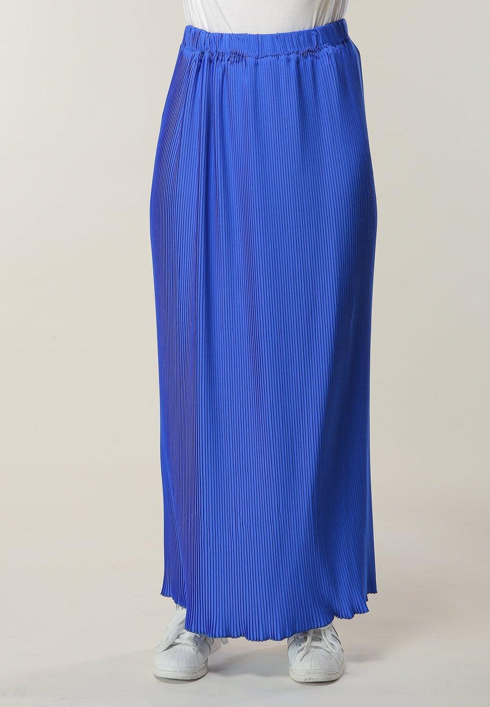 Pleated High-Waist Maxi Skirt - Image 1