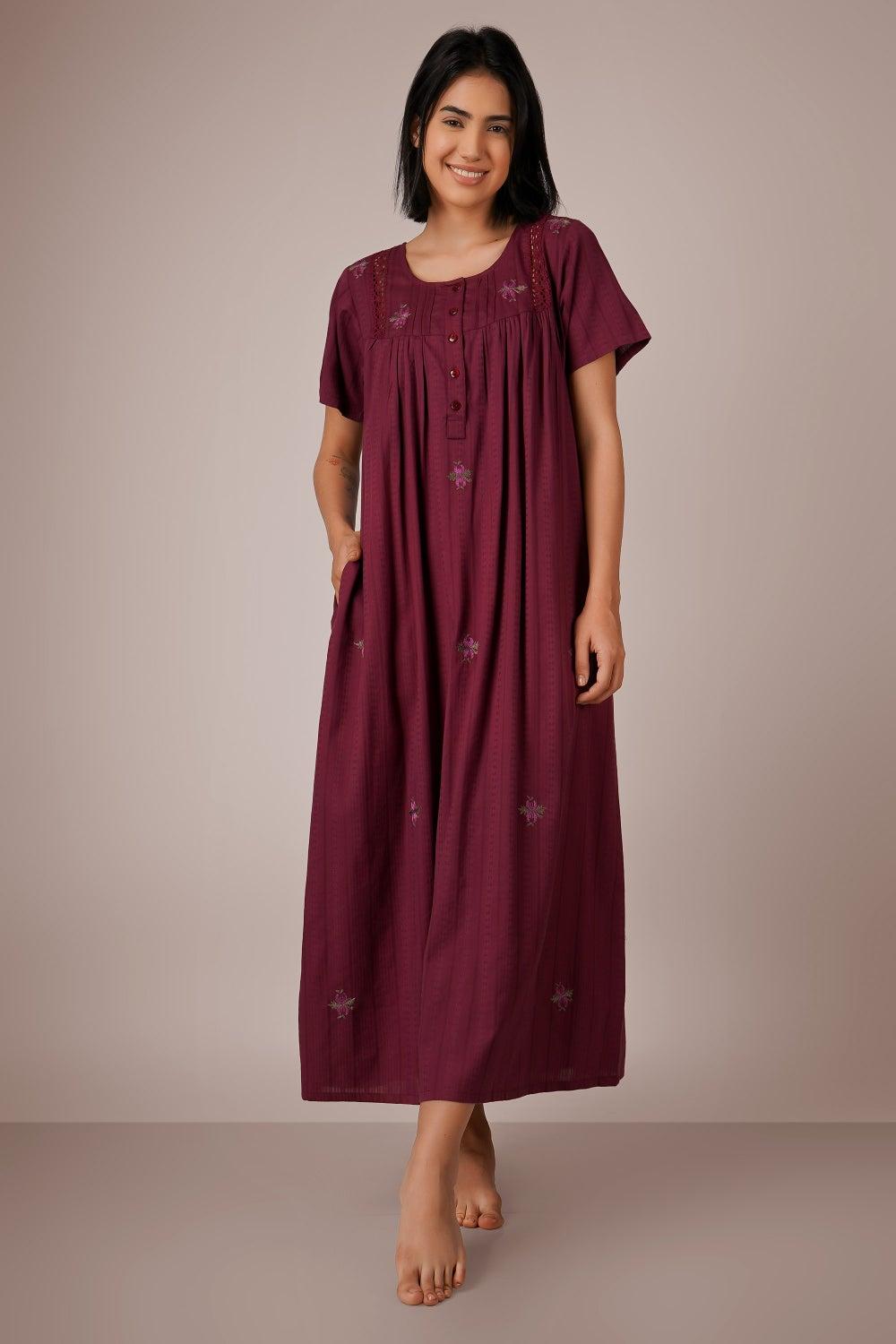 Fay Purple Nightdress - Image 1