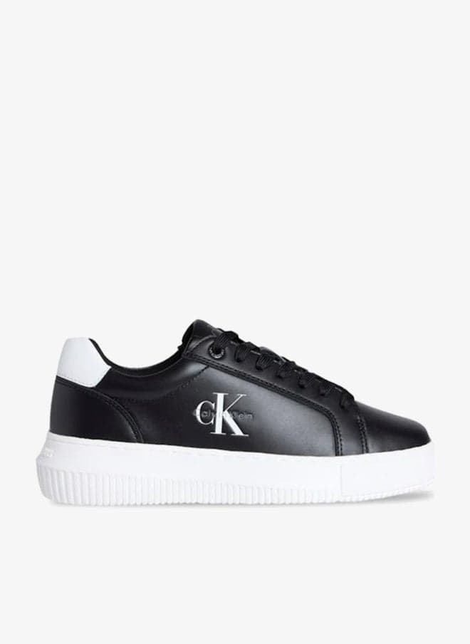 Casual Low Top Leather Sneakers - Image 1