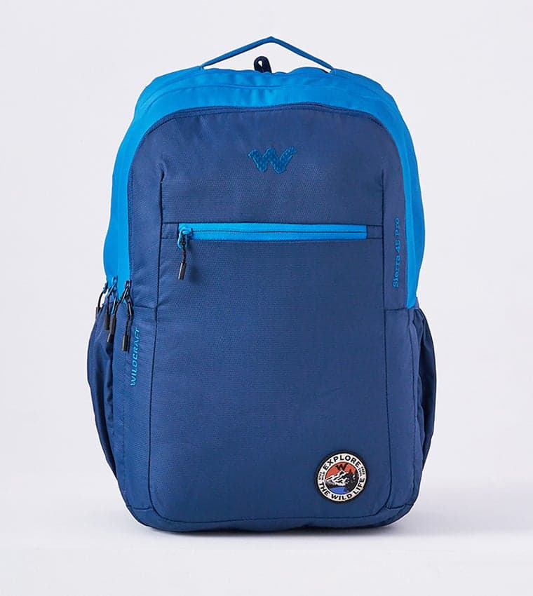 Wildcraft Sierra 45 Pro Badge Laptop Backpack, Navy_Saphr - Image 1