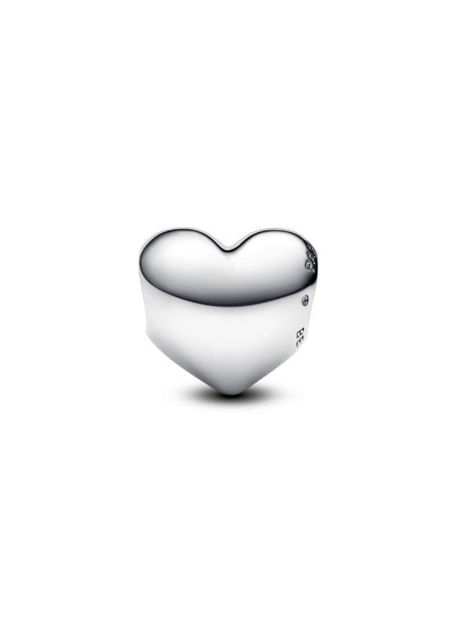 Be Love Engravable Sterling Silver Heart Charm - Image 1
