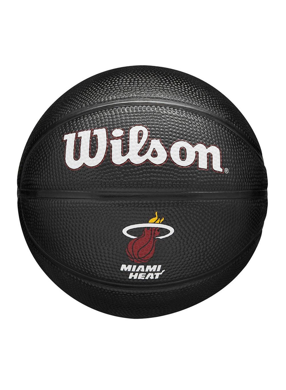 NBA Team Tribute Miami Heat Mini Basketball Size 3 Black - Image 1