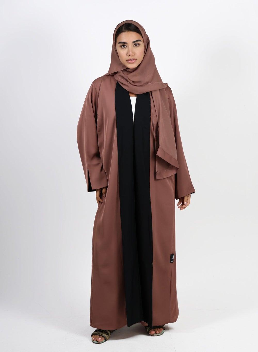 Reversible Two-Tone Abaya - Image 1