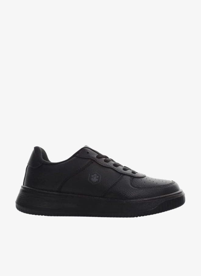 Men FINSTER Monotone Lace-Up Low-Top Sneakers - Image 1