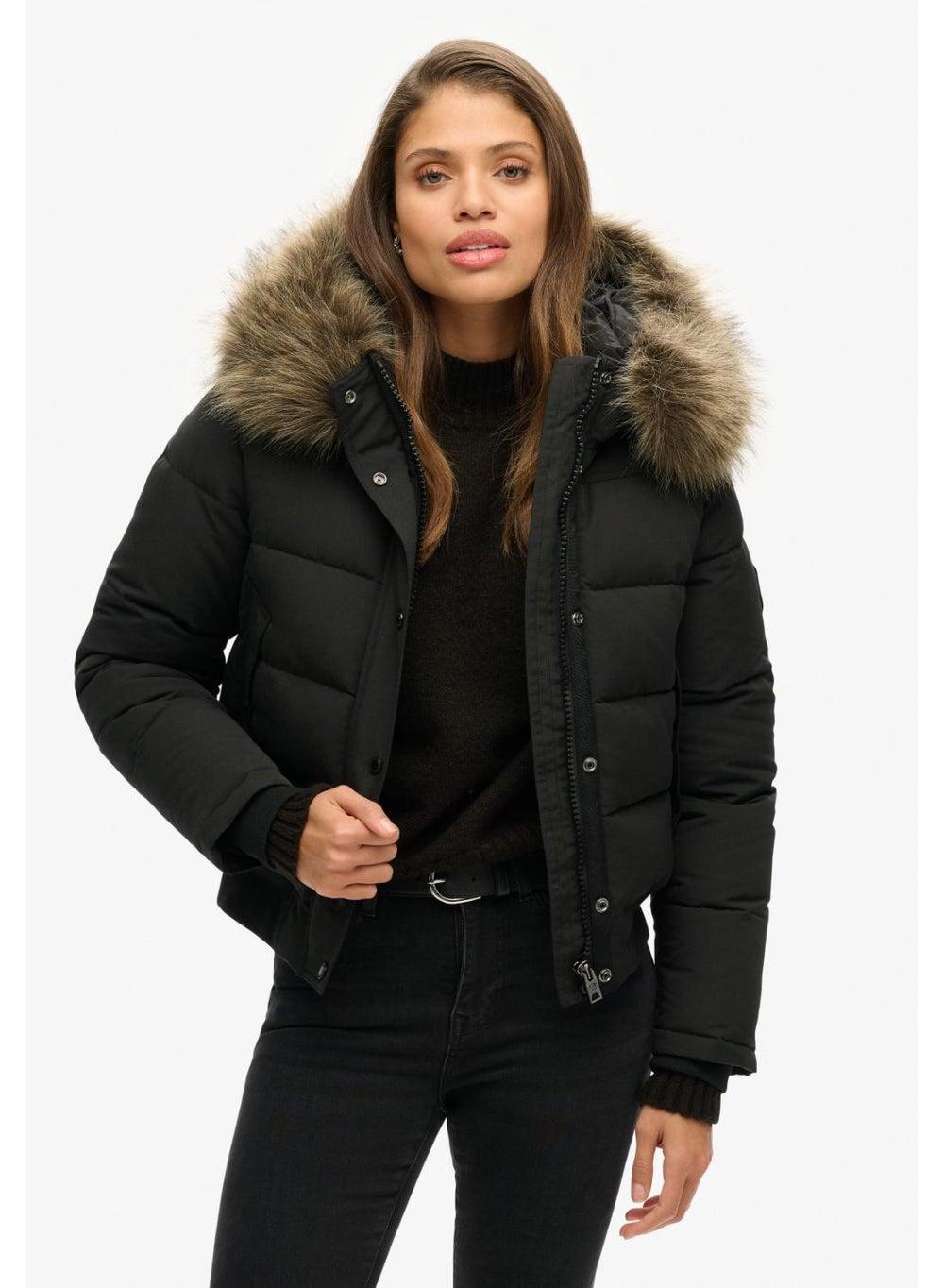 Everest Hooded Slim Fit Bomber Jacket - Image 1