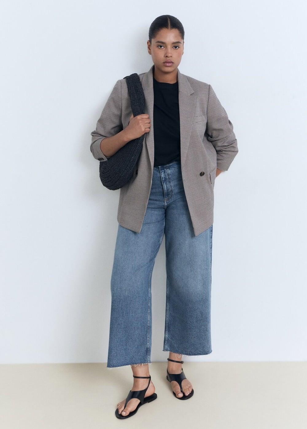 Catherin High-Rise Culotte Jeans - Image 1