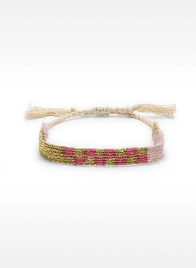 Adjustable Squares Charm Bracelet - Image 1