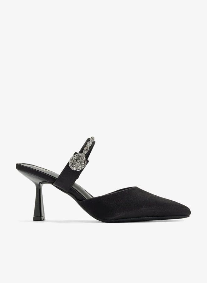 Diamante Heeled Pump - Image 1