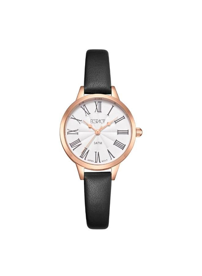 Women's Genuine Leather Analog Watch E25511-RLBW, 28 mm - Image 1