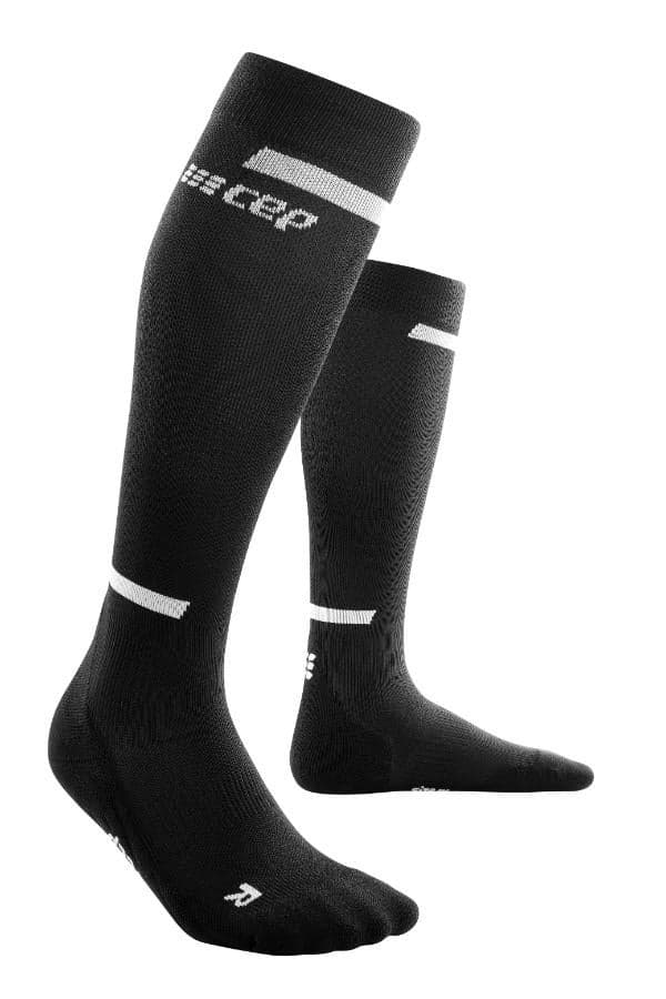 CEP Run Compression Socks Tall V4 for Women, Black - Image 1