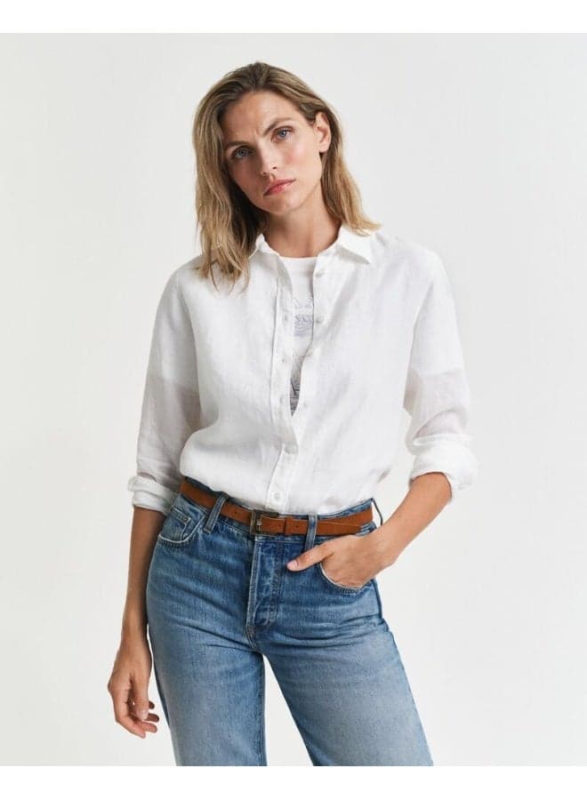 Gant Regular Linen Shirt - Image 1