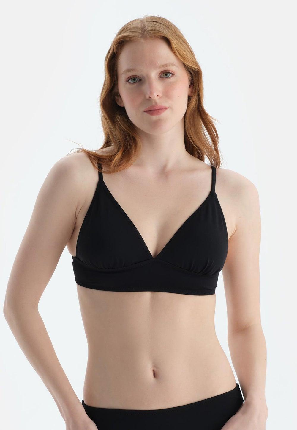 Black Bralette Bikini Top - Image 1