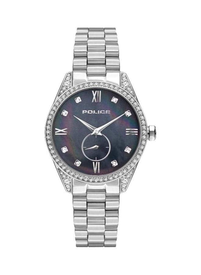 Uloya Blue Dial Silver Stainless Steel Women’s Watch 42mm - Image 1