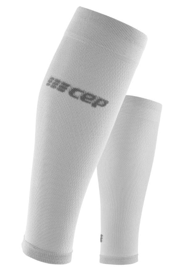 CEP Ultralight Compression Calf Sleeves Carbon White Women - Image 1