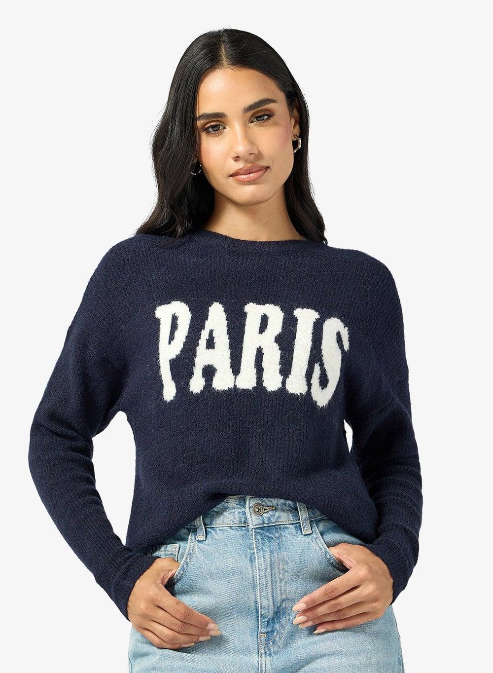 Onljerico V-Neck Oversize Knitted Sweater - Image 1