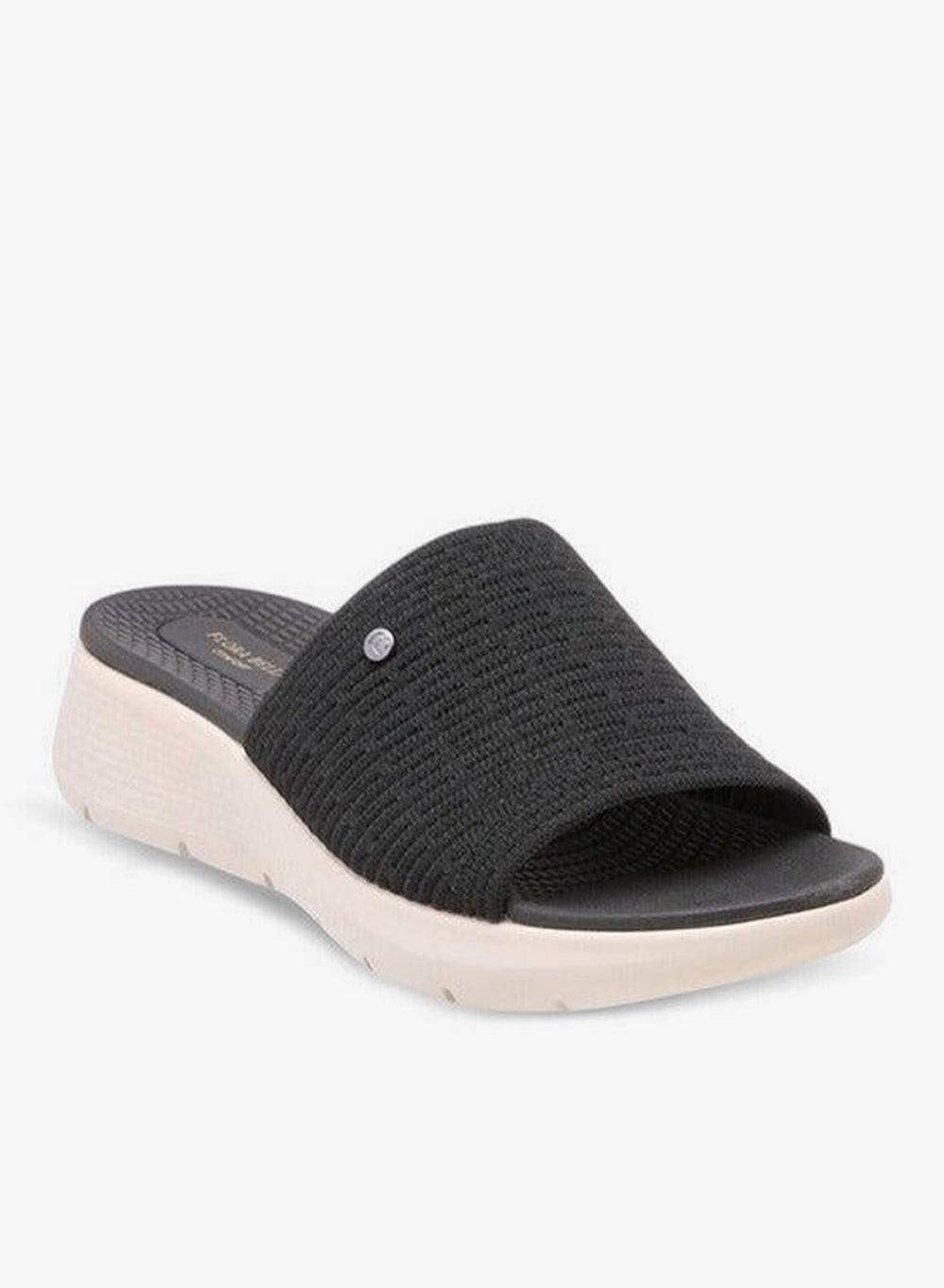 Floral Bella Textured Slip-On Sandals - Image 1
