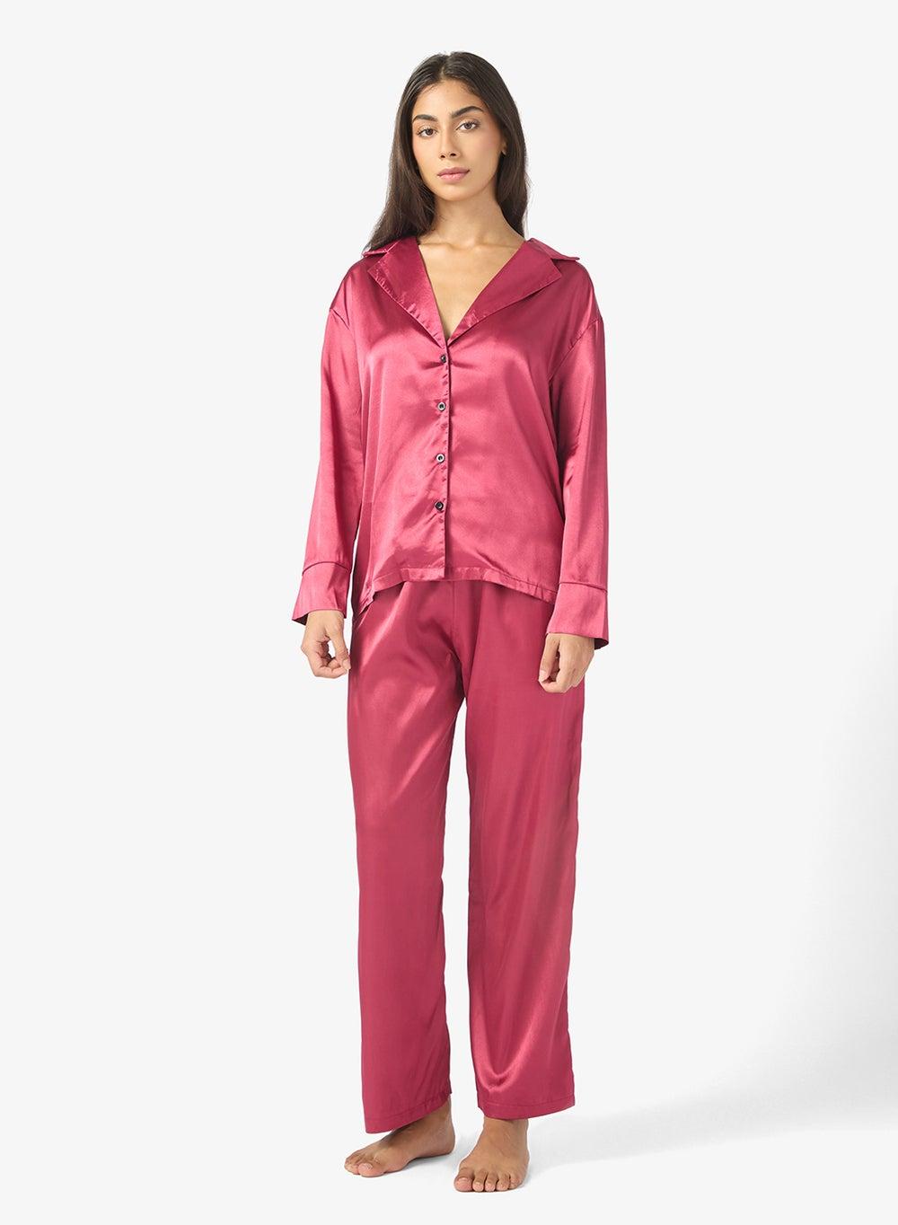 Satin Pyjama Set for Women - Image 1