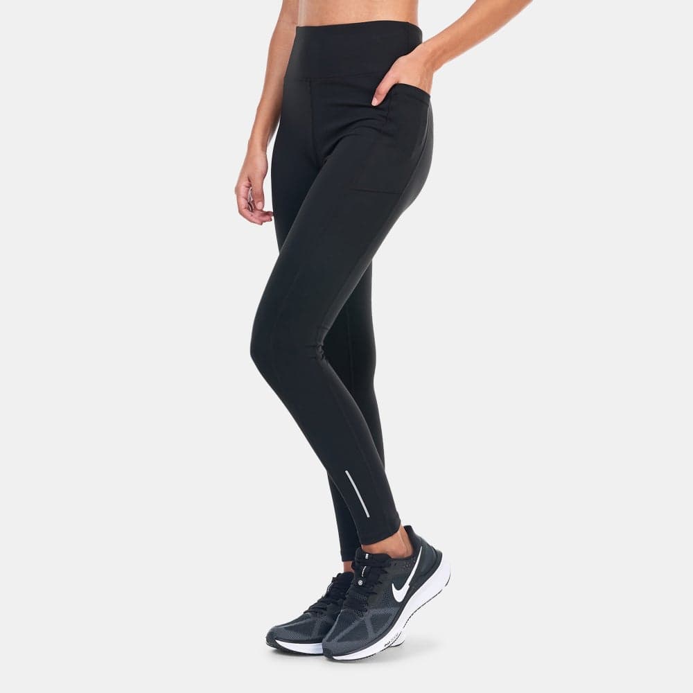 Women's Pocket Training Leggings with Mid-Rise Fit - Image 1