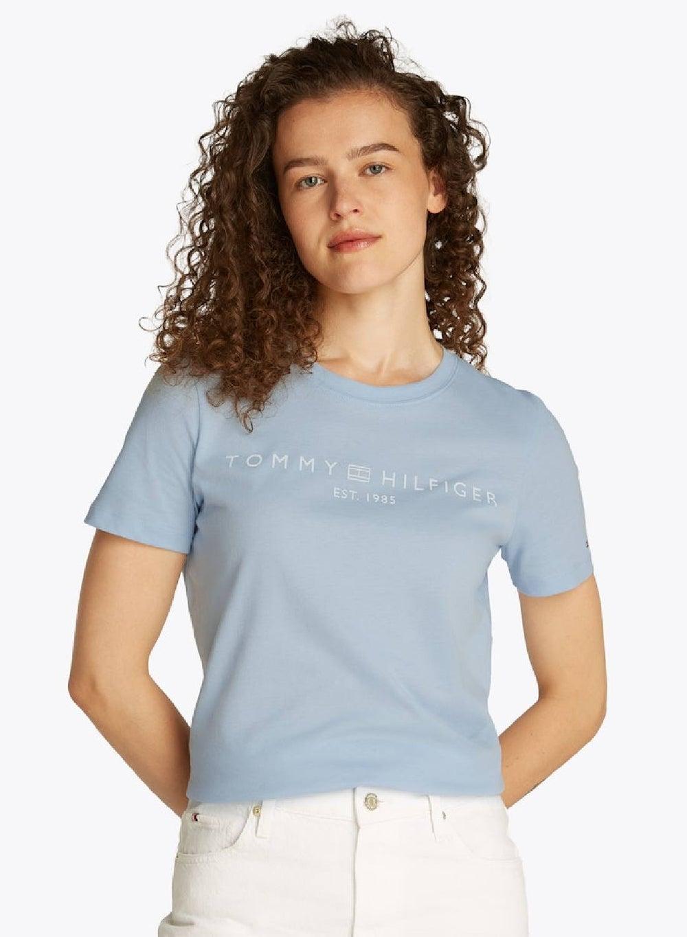 Curve Signature Logo Flag T-Shirt - Image 1