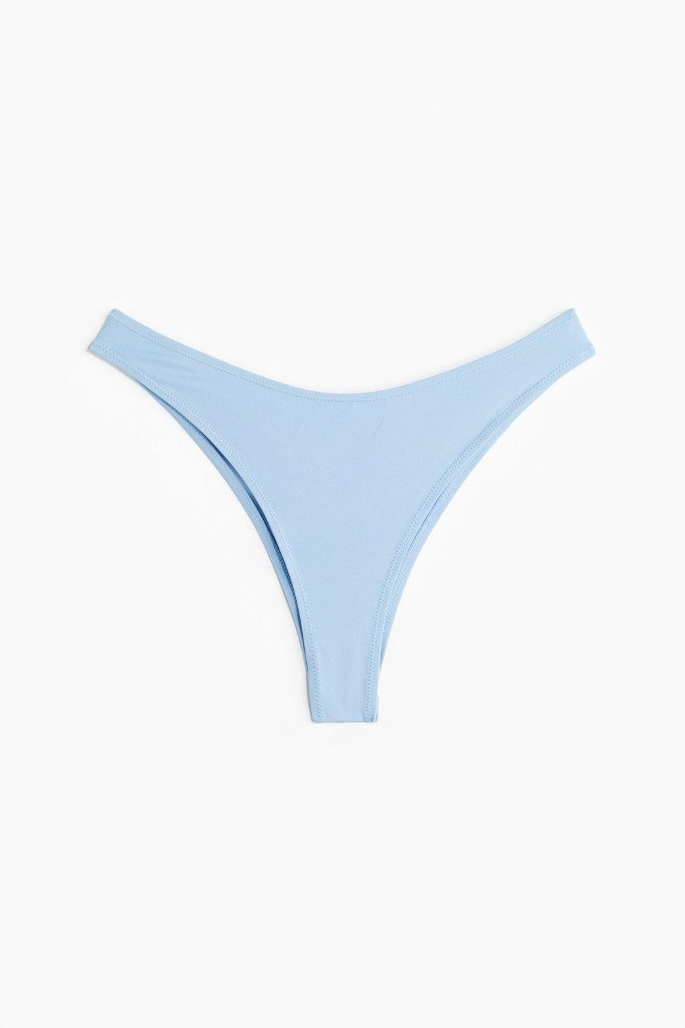 Brazilian Bikini Bottoms with Ruched Mid Waist - Image 1