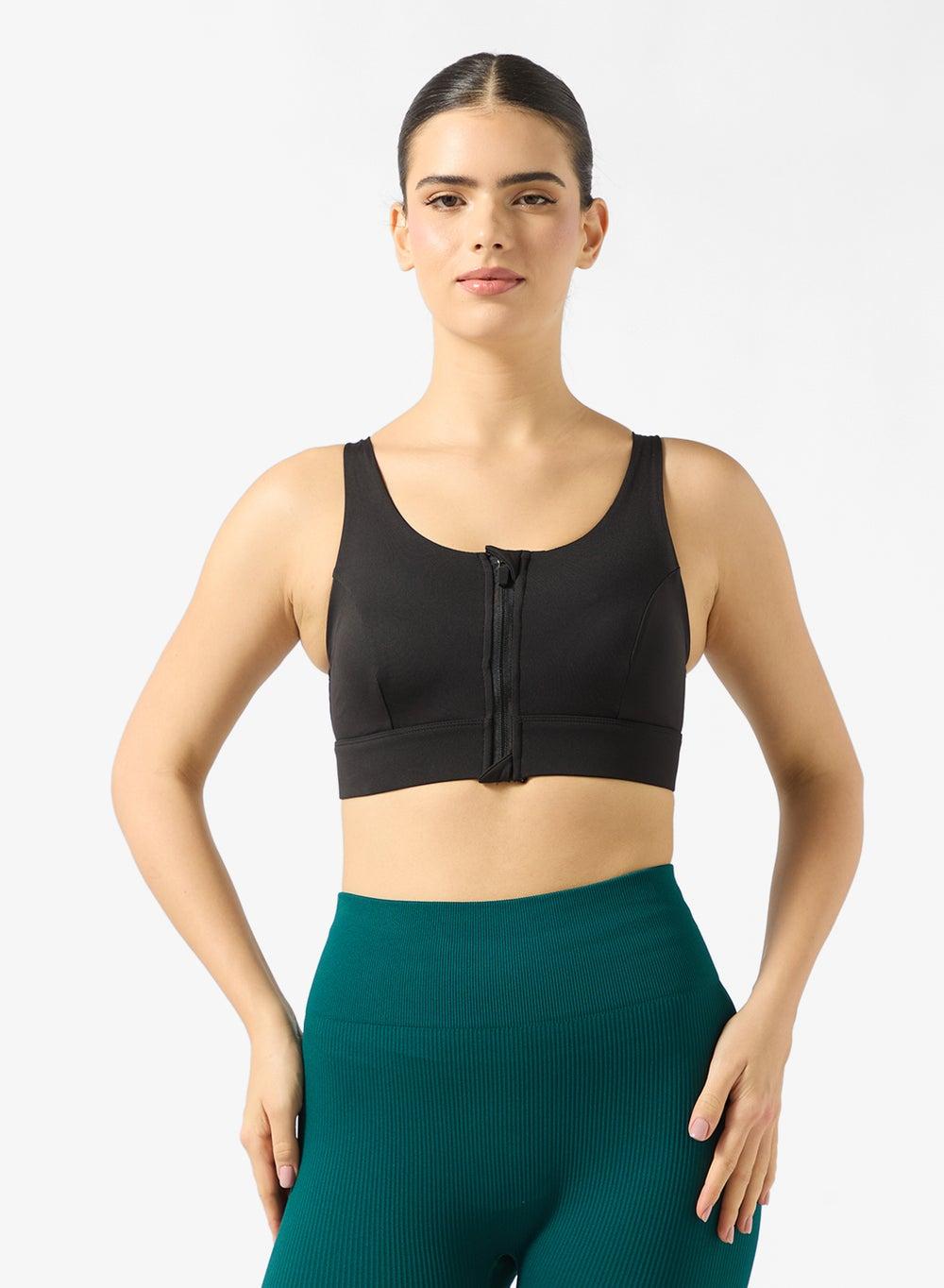 Strappy Sports Bra with Back Clasp - Image 1