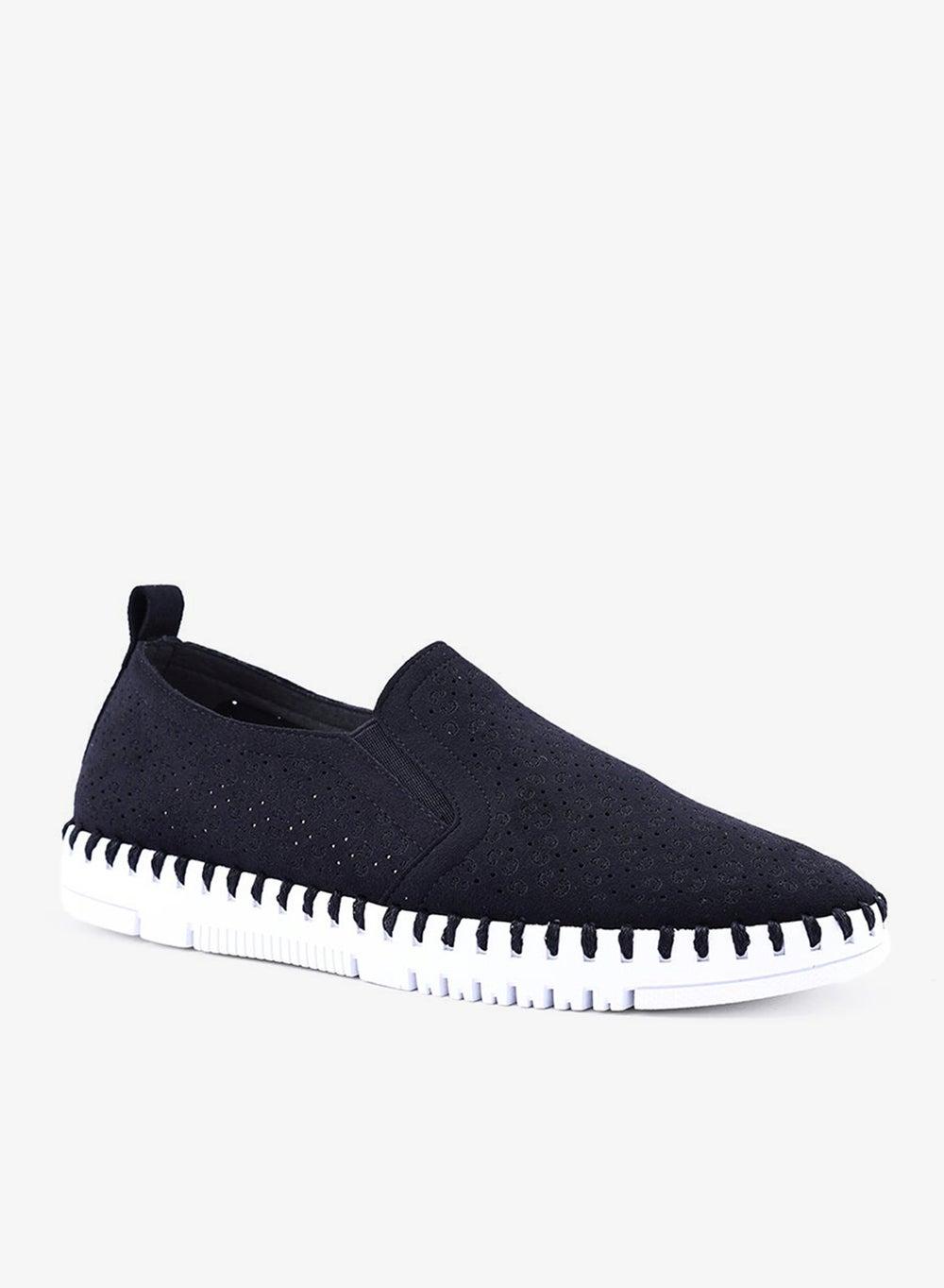 Perforated Comfort Slip-On Shoes for Women - Image 1