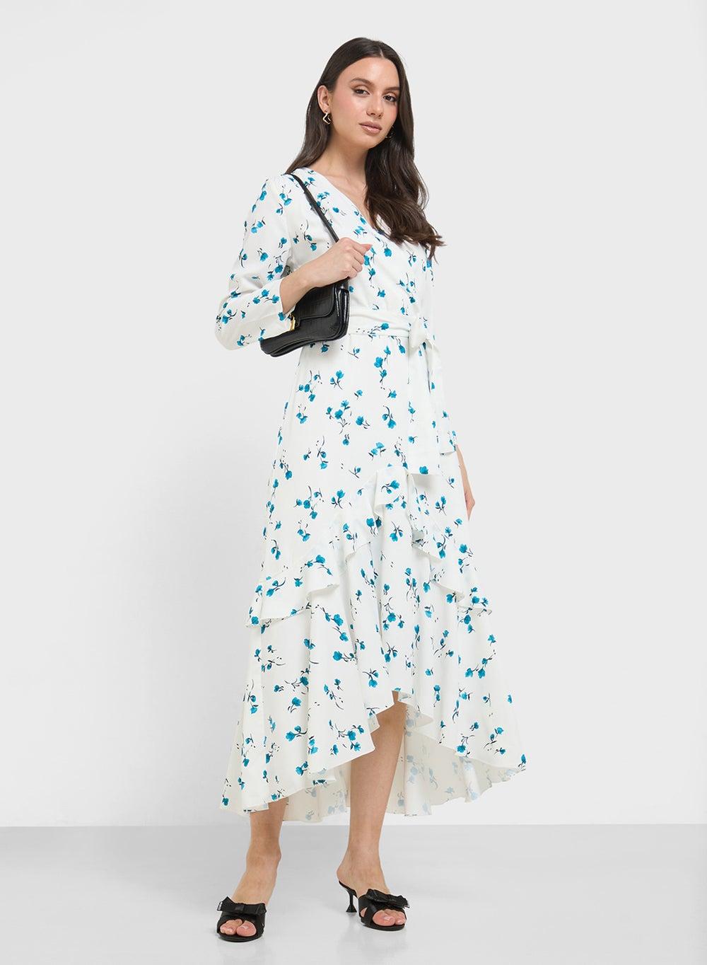 Floral Print Maxi Dress for Women - Image 1