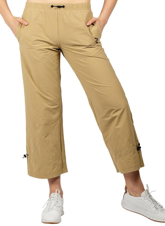 Women's Bungee Cord Straight-Leg Pants - Image 1