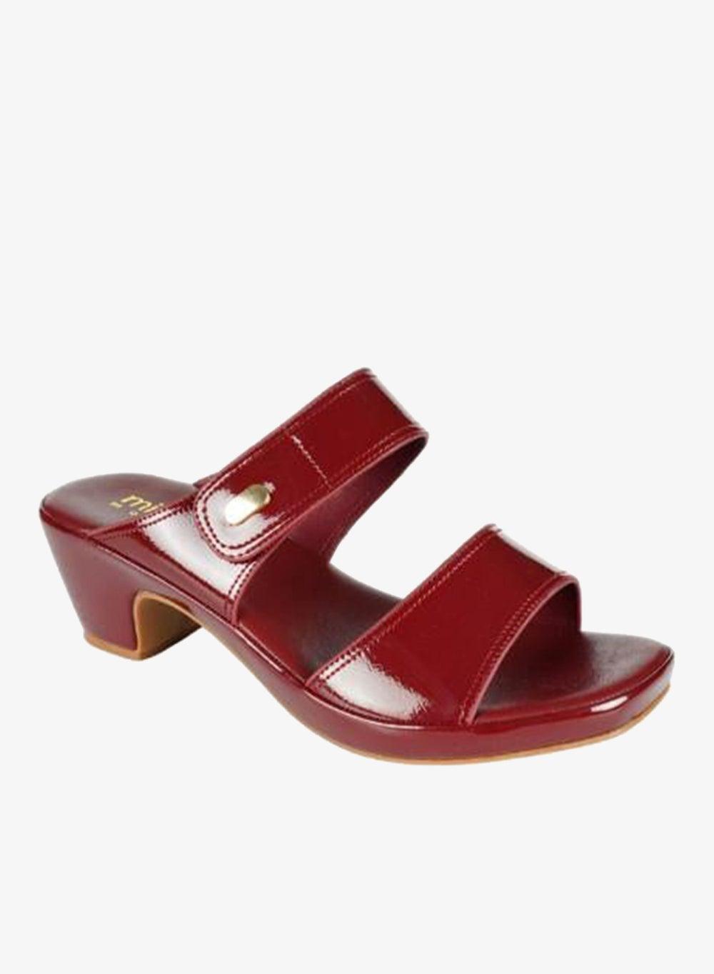 092-2806 Michelle Morgan Bordo Block Heel Sandals 114ZD121 - Image 1