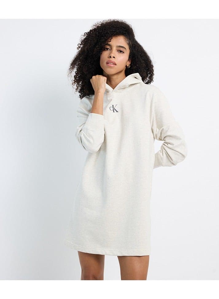 Logo Mini Dress With Hoodie - Image 1