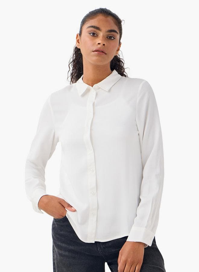 Set of 2 Long Sleeve Blouses for Women - Image 1