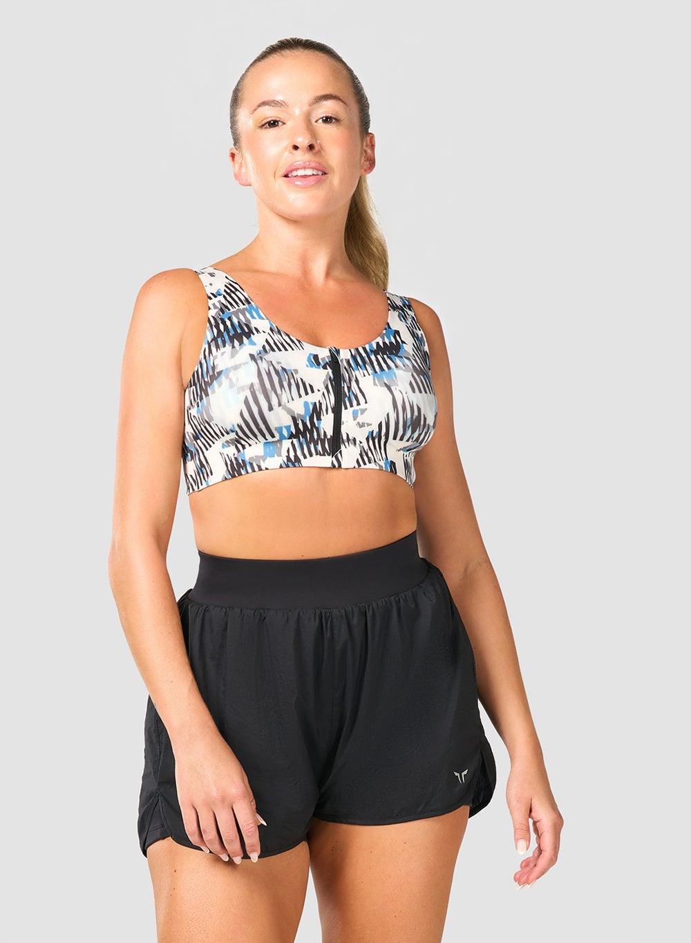 Front Zip Up Bra with Built-In Cups - Image 1