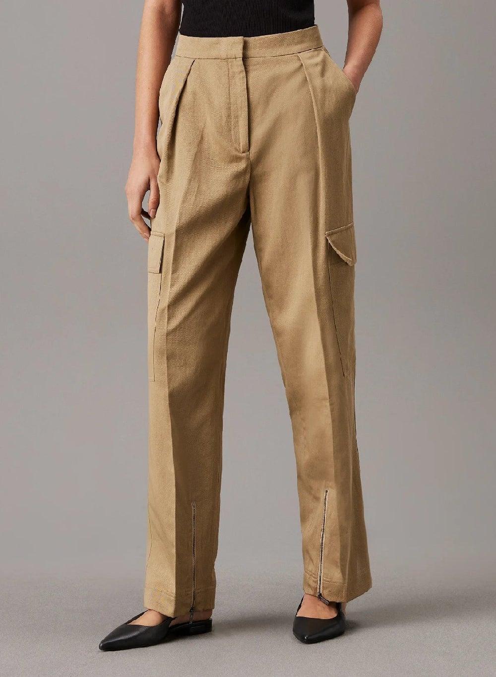 Relaxed Tailored Cargo Trousers - Image 1