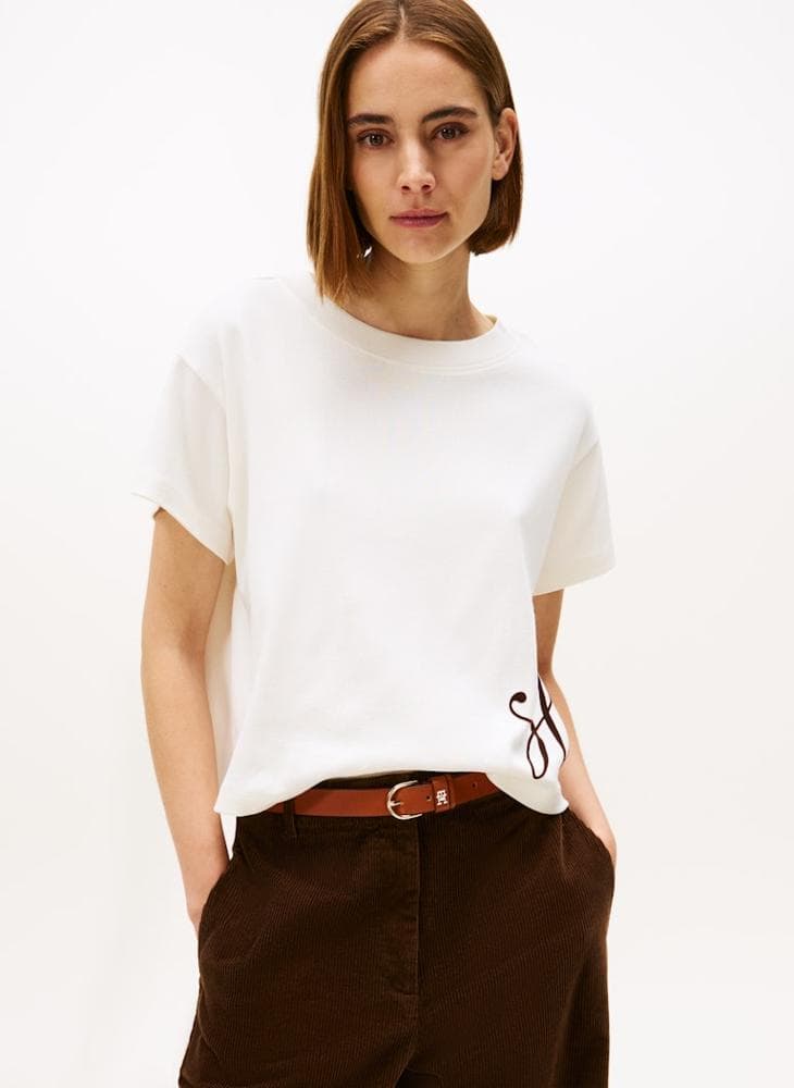 Graphic Crew Neck T-Shirt for Women - Image 1