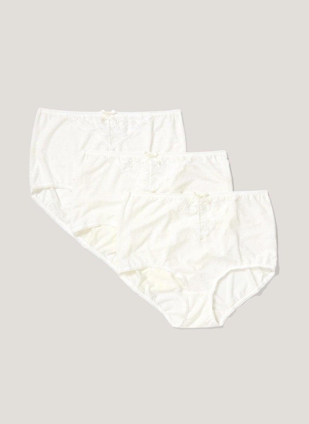 3 Pack Jacquard Full Knickers - Image 1