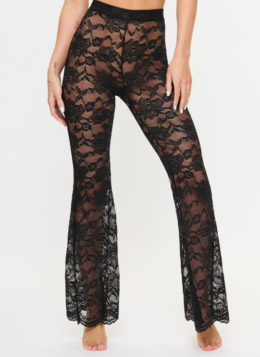 Ann Summers Amalia Lace Flared Trouser - Image 1