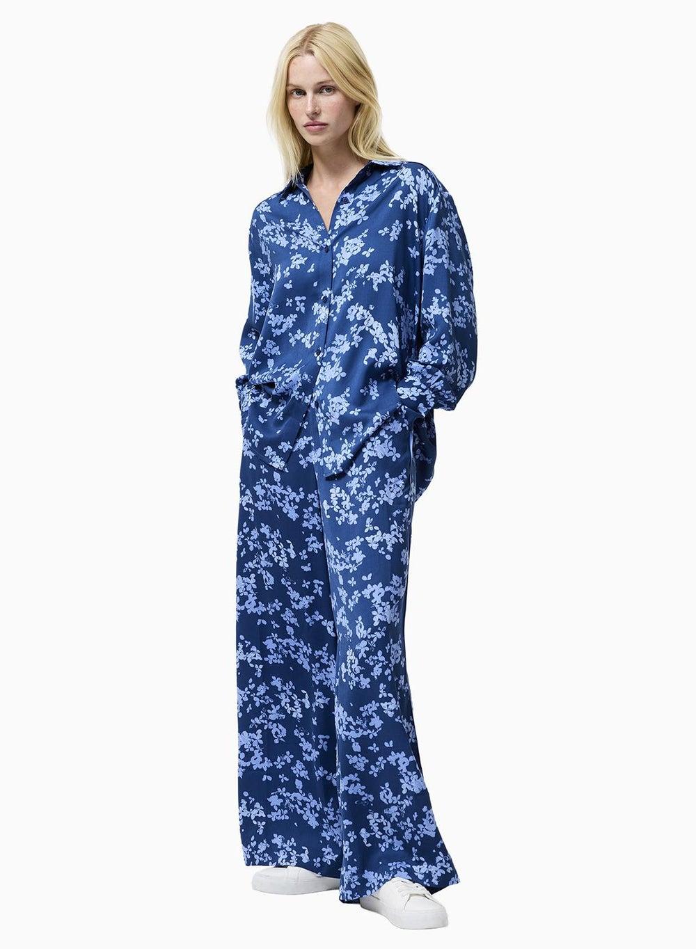 Isla Celaya Floral Long Sleeve Button-Down Shirt - Image 1