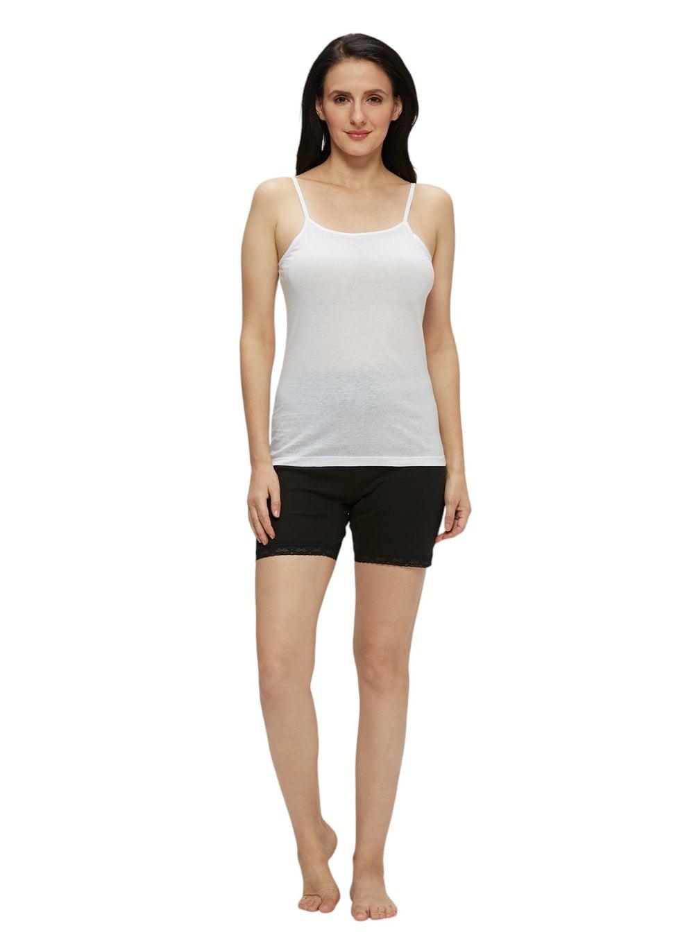Women’s White Cotton Camisole by BYC - Image 1