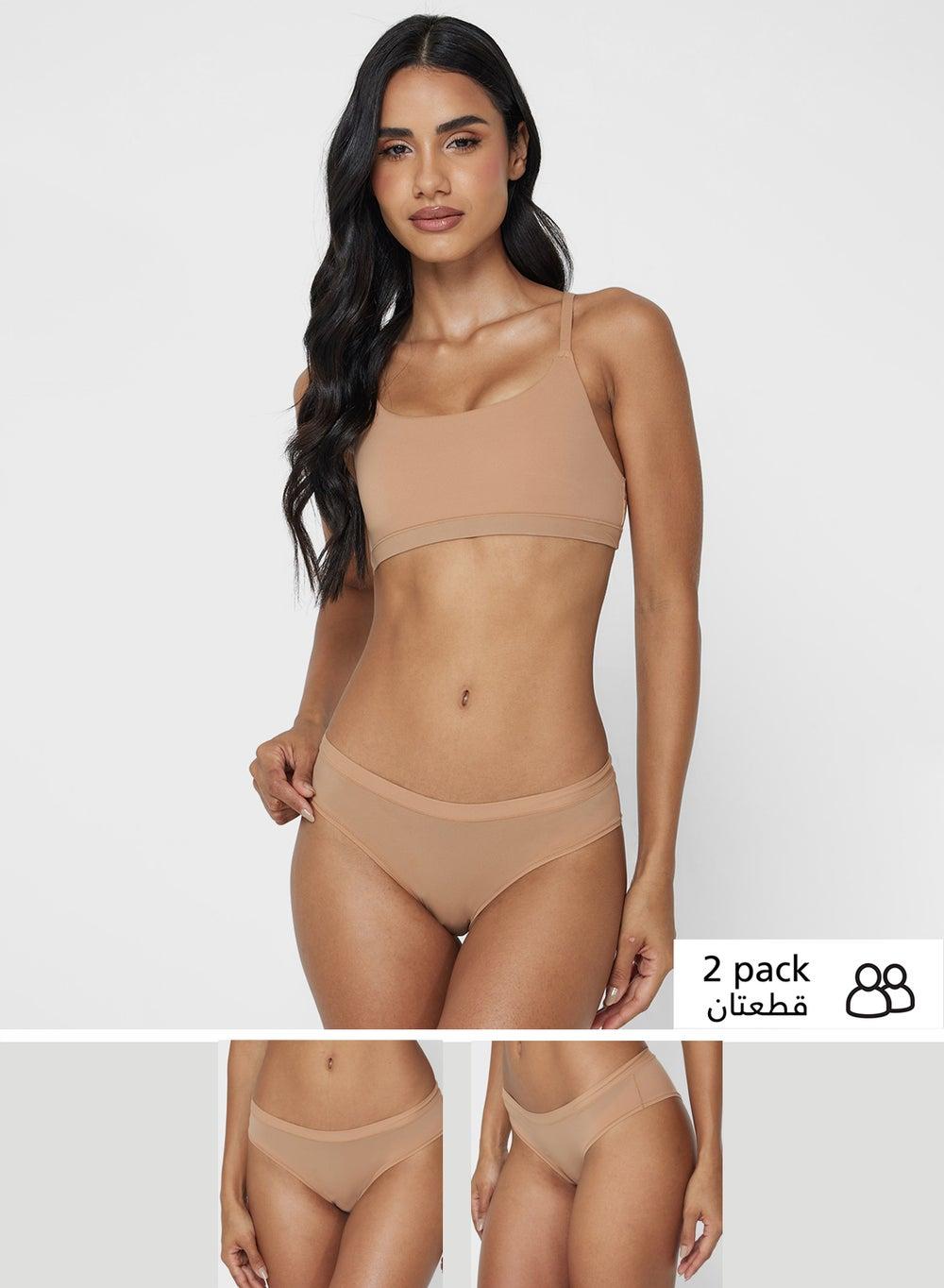 Onlpeachy 2-Pack Brazil Brief with BraTek Support - Image 1