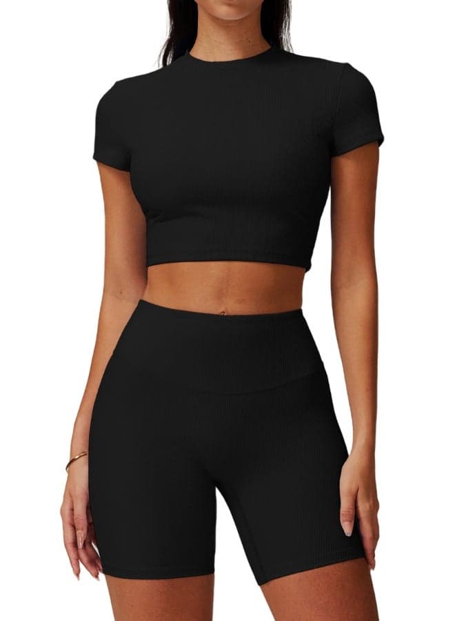 Women's Short Sleeve Crop Top - Image 1