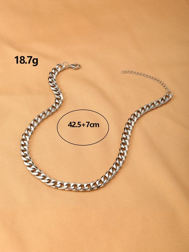 Take Two Textured Chain Necklace for Women - Image 1